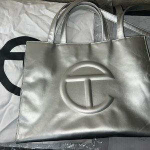 Silver Medium Telfar